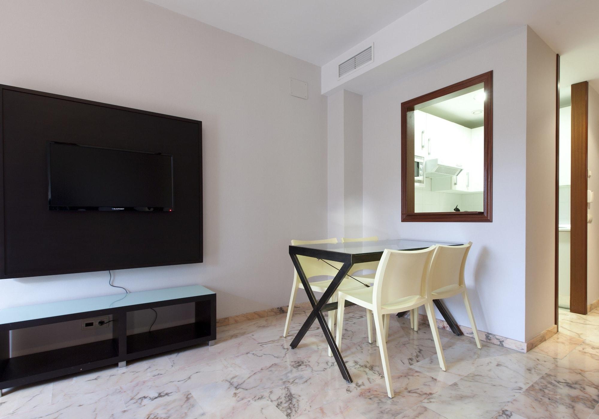 Apartamentos Vertice Bib Rambla Sevilla Bagian luar foto