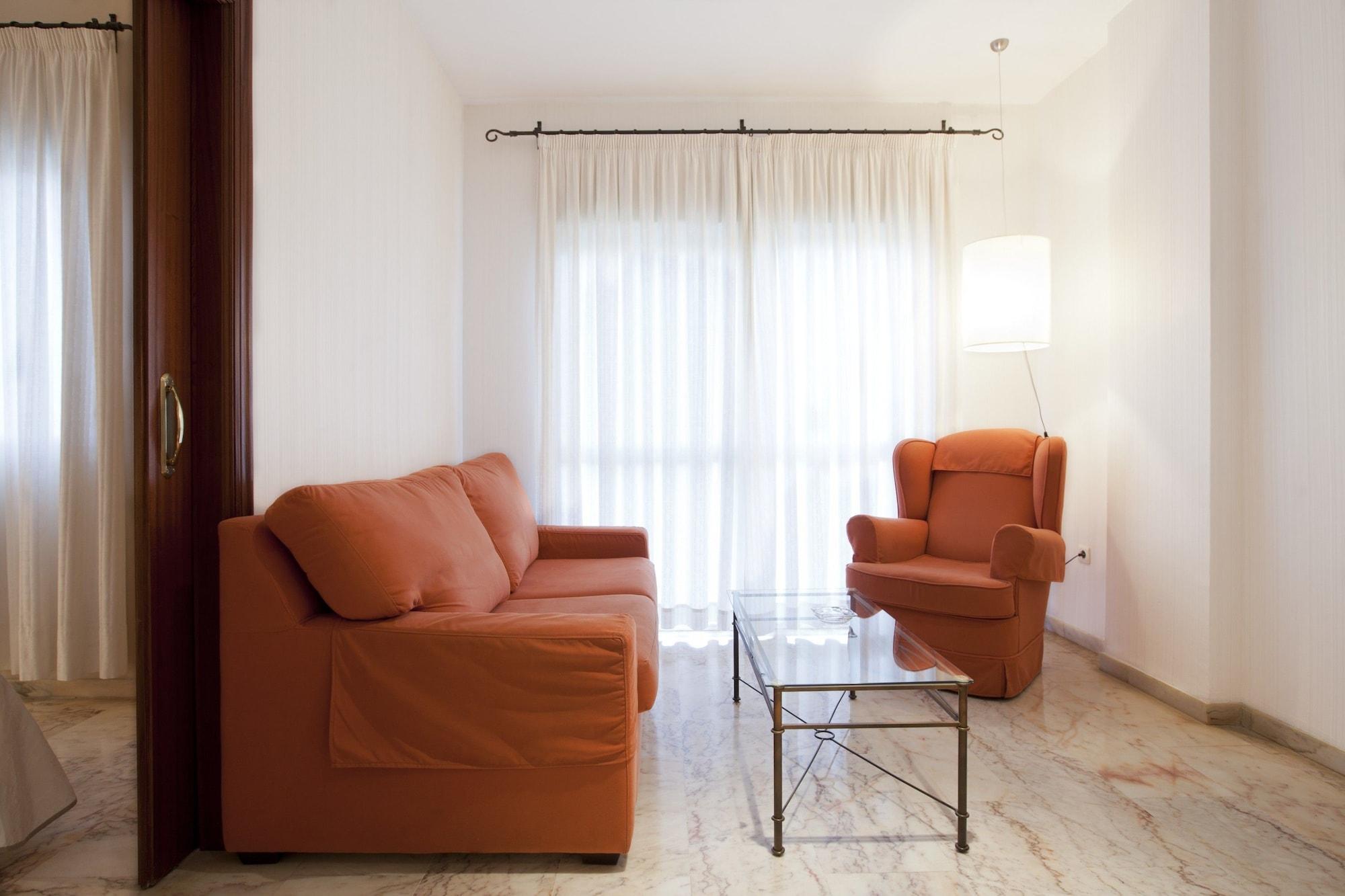 Apartamentos Vertice Bib Rambla Sevilla Bagian luar foto