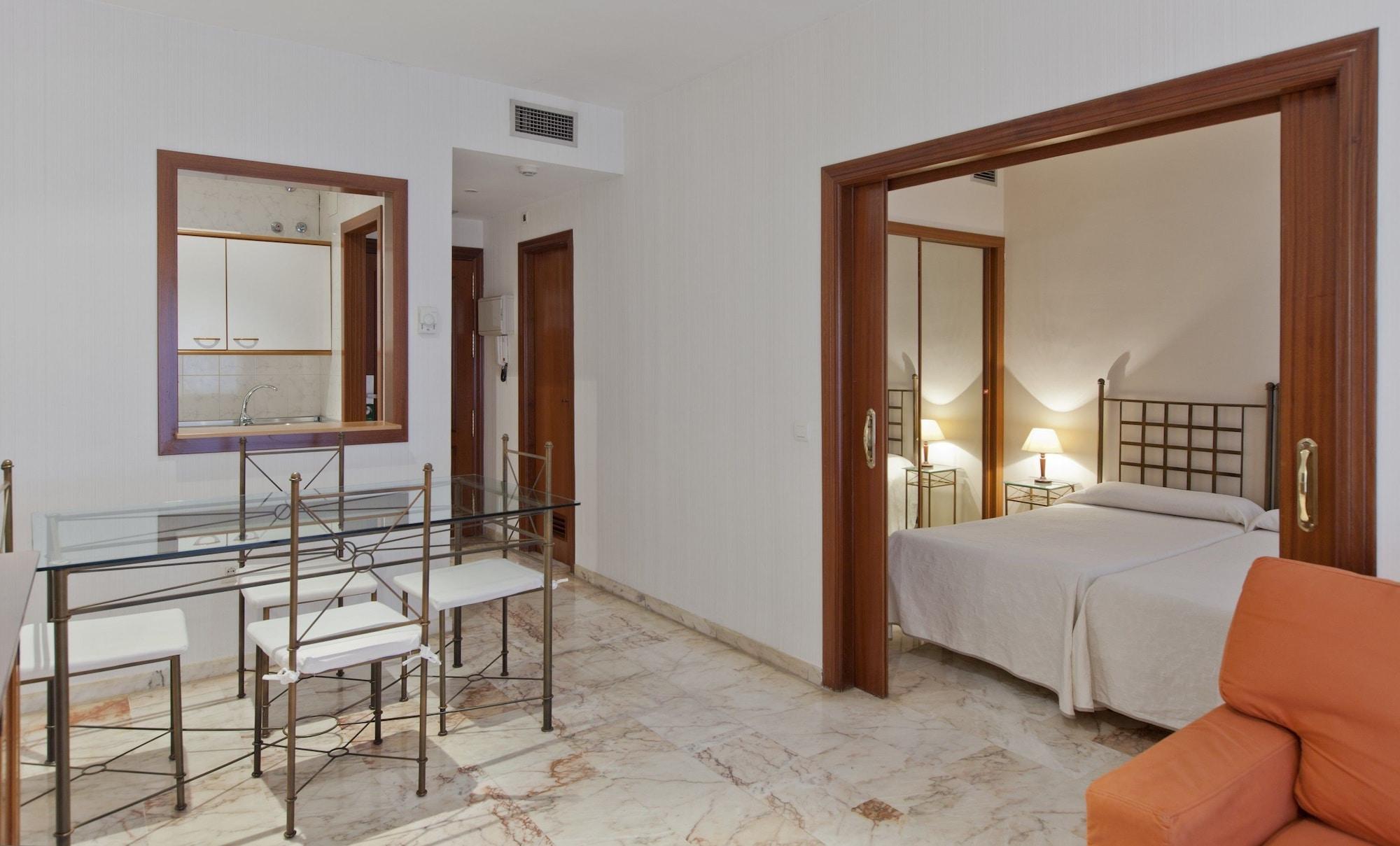 Apartamentos Vertice Bib Rambla Sevilla Bagian luar foto