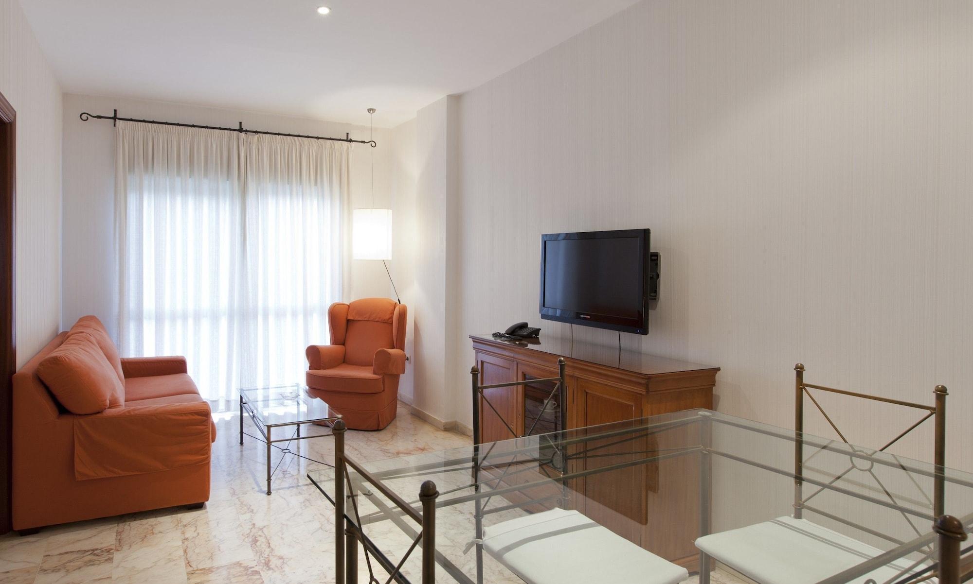 Apartamentos Vertice Bib Rambla Sevilla Bagian luar foto
