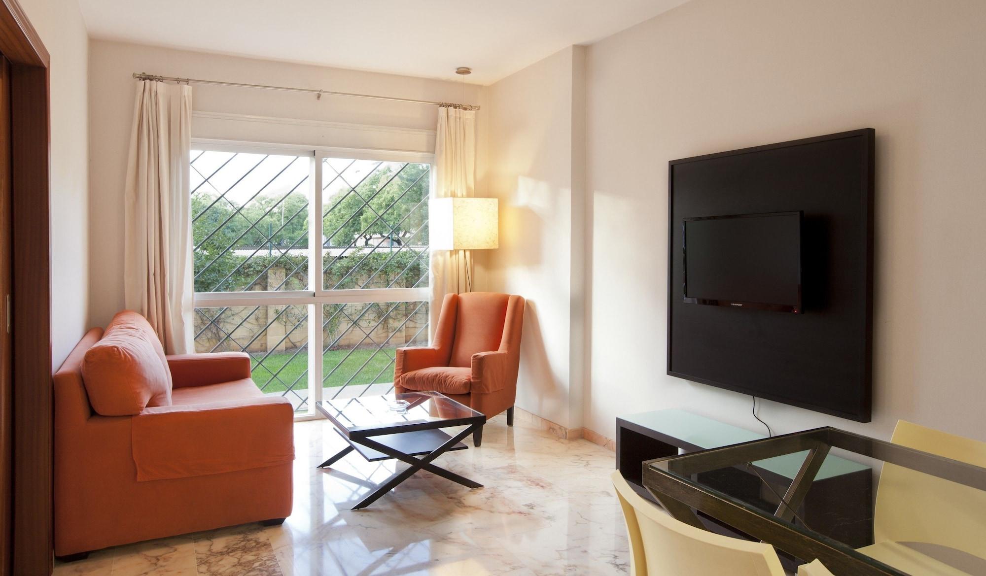 Apartamentos Vertice Bib Rambla Sevilla Bagian luar foto